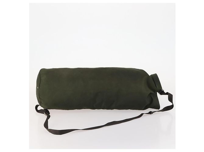 PRADA Schultertasche Nylon Khaki Silber Authentisch bs33915 - Ansicht 3