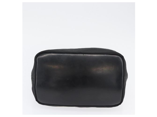Borsa a Spalla Gucci Bamboo Nylon Nero Argento 000 0531 Auth ka3282 - vista 9