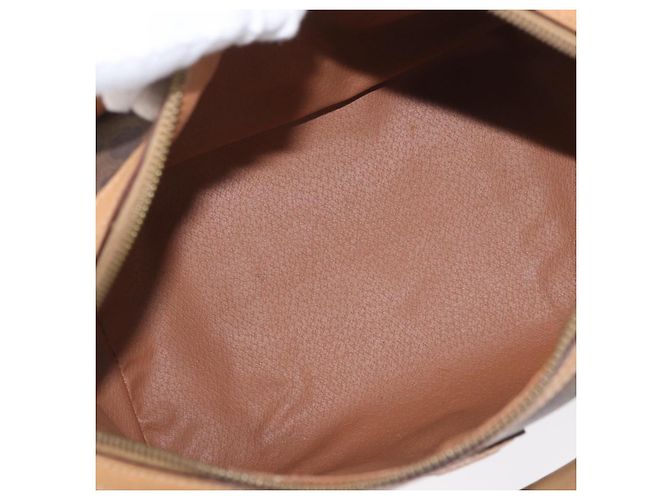 Céline Borsa a mano in tela Macadam CELINE in pelle PVC marrone oro Auth ka3443 D'oro - vista 10