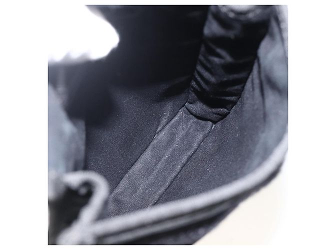 Borsa a Spalla BALENCIAGA Nylon Nera 532298 Auth ka3358 Nero - vista 11