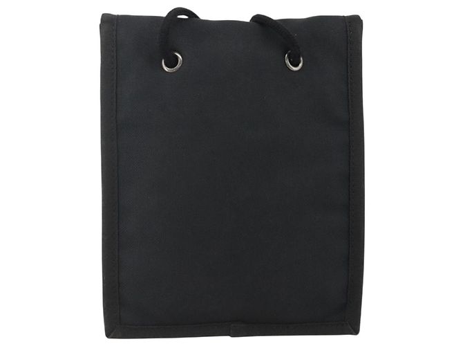 Borsa a Spalla BALENCIAGA Nylon Nera 532298 Auth ka3358 Nero - vista 2