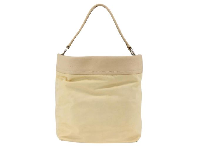 Borsa a Spalla PRADA Nylon Beige Argento Autentica bs34095 - vista 2