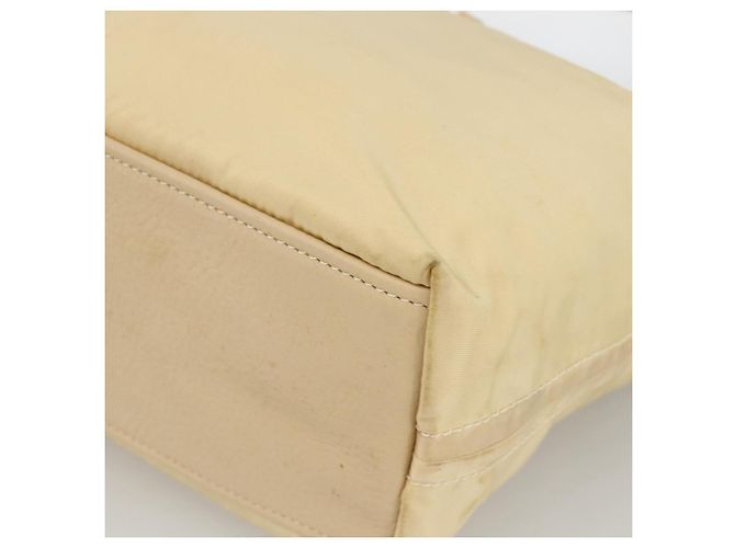 Borsa a Spalla PRADA Nylon Beige Argento Autentica bs34095 - vista 9