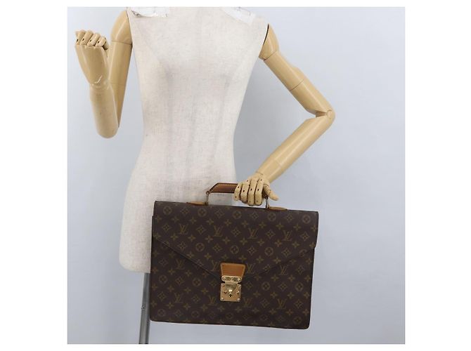 LOUIS VUITTON Briefcase Consulente Monogramma M53331 LV Auth am10970 - vista 26