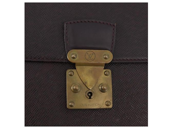 LOUIS VUITTON Taiga Serviette Moskova Borsa da Lavoro Ardoise M30032 Auth fm5250 - vista 17