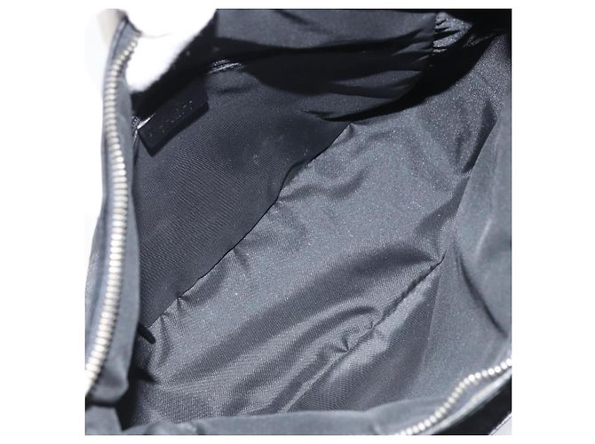 Borsa a Spalla GG Canvas Gucci Nera Argento 001 3766 Auth YKZ177A Nero - vista 17