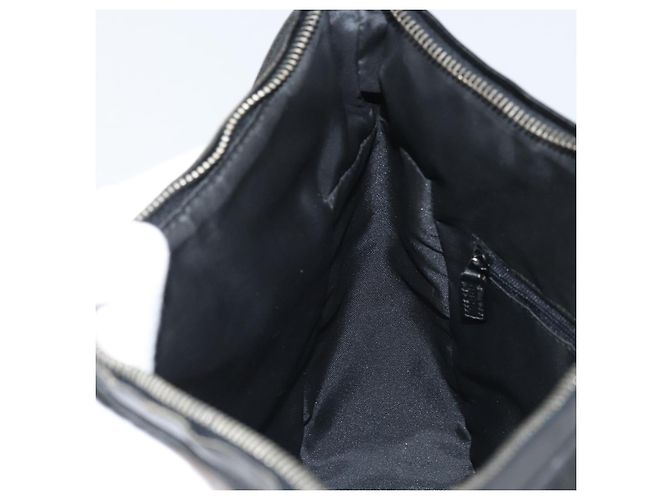 Borsa a Spalla GG Canvas Gucci Nera Argento 001 3766 Auth YKZ177A Nero - vista 19