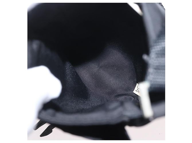Borsa a Spalla PRADA in Nylon Nero Argento Autentica ka3326 - vista 11