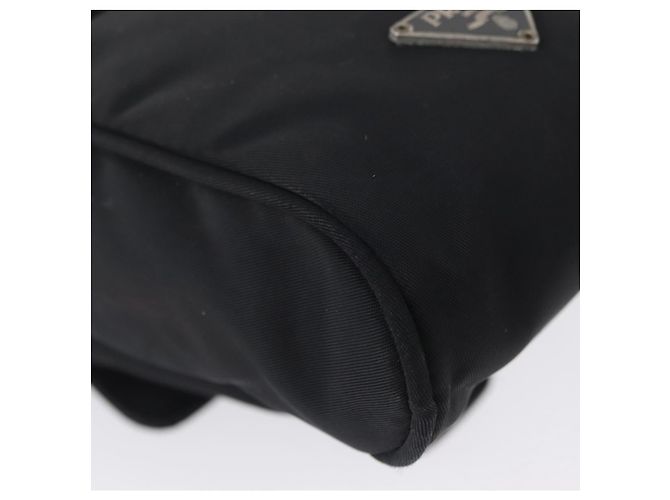 Borsa a Spalla PRADA in Nylon Nero Argento Autentica ka3326 - vista 16