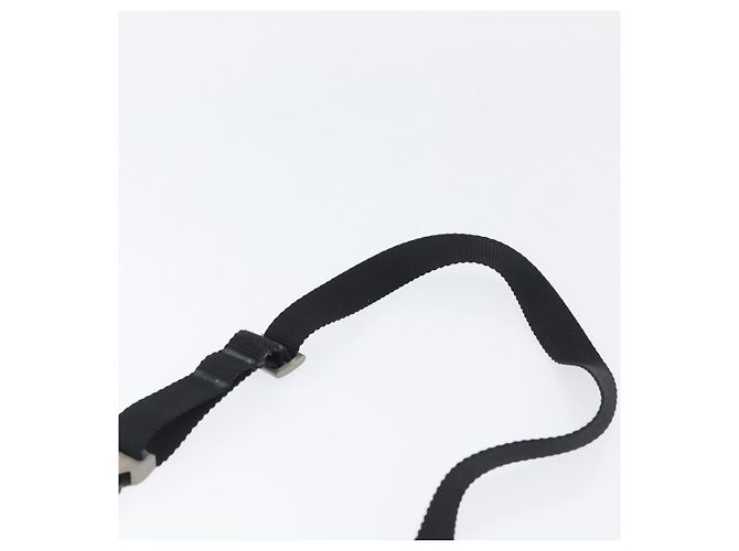 Borsa a Spalla PRADA in Nylon Nero Argento Autentica ka3326 - vista 8