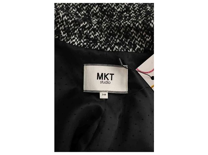 MKT studio Cappotto nero - vista 5
