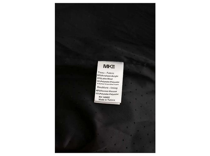 MKT studio Cappotto nero - vista 6