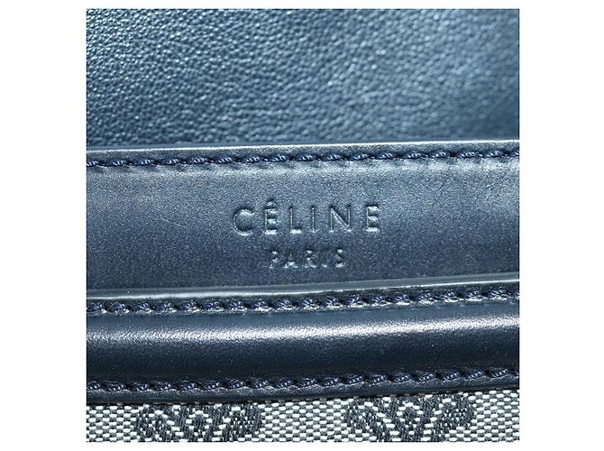 Céline Borsa a Spalla in Tela Macadam CELINE Nero Oro Auth YKZ208V D'oro - vista 22