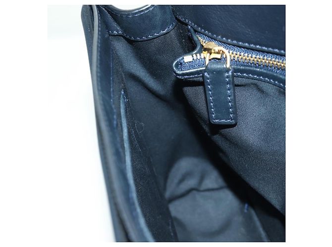 Céline Borsa a Spalla in Tela Macadam CELINE Nero Oro Auth YKZ208V D'oro - vista 24