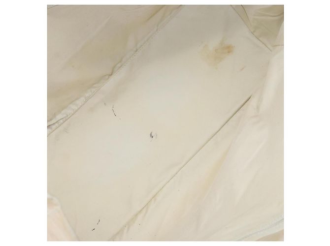 CHANEL Nuova Borsa Tote da Viaggio Nylon Beige Oro CC Auth ti3795 D'oro - vista 11