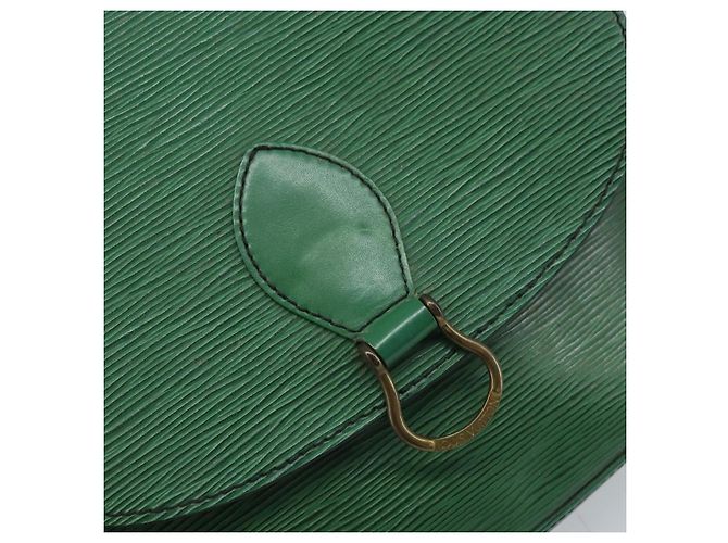 LOUIS VUITTON Borsa a Spalla Epi Saint Cloud GM Verde M52194 LV Auth bs34130 - vista 18