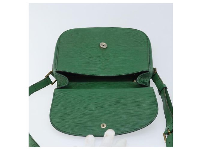 LOUIS VUITTON Borsa a Spalla Epi Saint Cloud GM Verde M52194 LV Auth bs34130 - vista 19