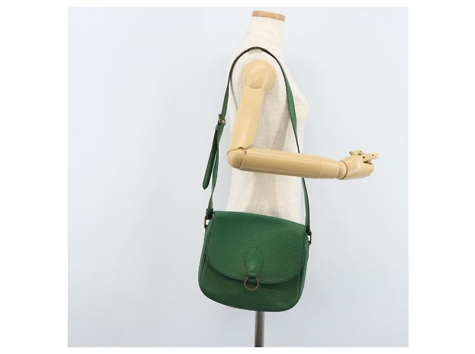LOUIS VUITTON Borsa a Spalla Epi Saint Cloud GM Verde M52194 LV Auth bs34130 - vista 25