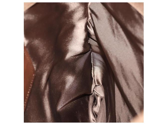 Borsa a Spalla Burberry in Pelle Scamosciata Marrone Argento Autentica mr2170 - vista 18