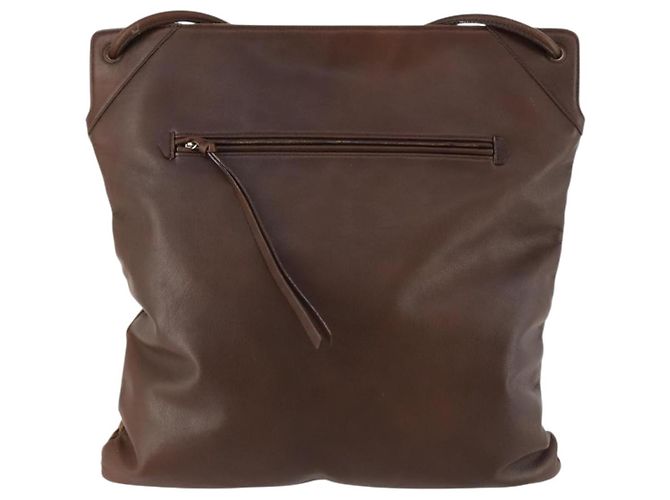 Borsa a Spalla Burberry in Pelle Scamosciata Marrone Argento Autentica mr2170 - vista 2
