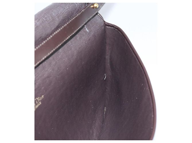 Borsa a Spalla in Tela Trotter Christian Dior Marrone Oro Auth ARZ598 D'oro - vista 18