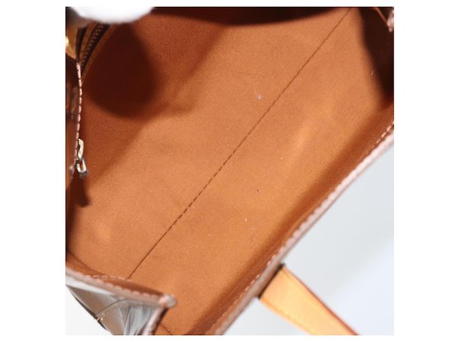 LOUIS VUITTON Borsa a Mano Monogram Vernis Reade PM Bronzo M91146 LV Auth ep13959 - vista 11