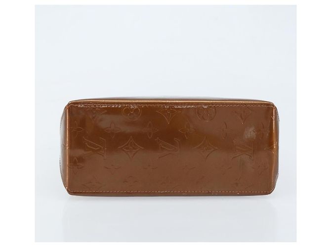 LOUIS VUITTON Borsa a Mano Monogram Vernis Reade PM Bronzo M91146 LV Auth ep13959 - vista 5
