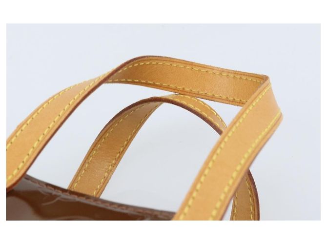 LOUIS VUITTON Borsa a Mano Monogram Vernis Reade PM Bronzo M91146 LV Auth ep13959 - vista 8