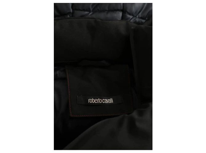 Roberto Cavalli Giacca imbottita nera - vista 5