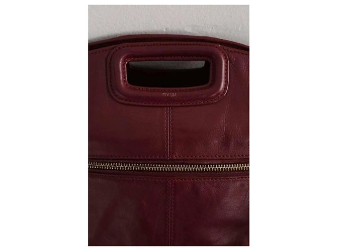 Maje Burgundy Shoulder Bag - view 2