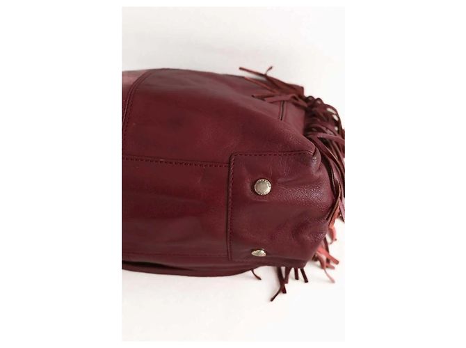 Maje Burgundy Shoulder Bag - view 5