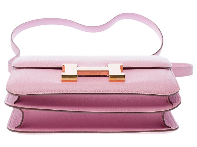 Hermès Bolsa HERMES Constance em Couro Roxo - 103409 - vista 11