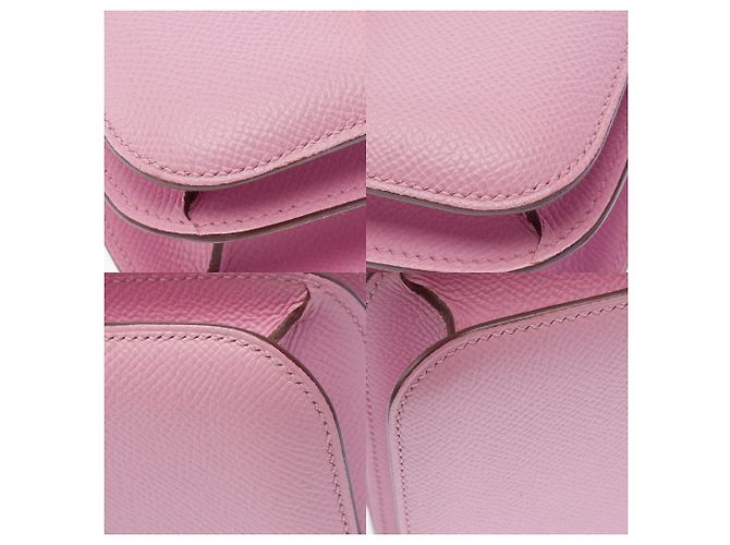 Hermès Bolsa HERMES Constance em Couro Roxo - 103409 - vista 12