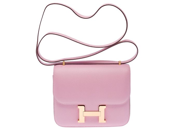 Hermès Bolsa HERMES Constance em Couro Roxo - 103409 - vista 3