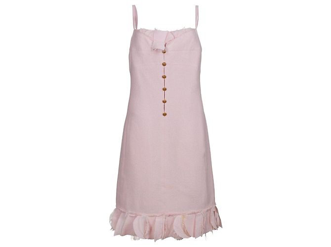Prenda CHANEL en Tweed Rosa - 103399 - vista 11