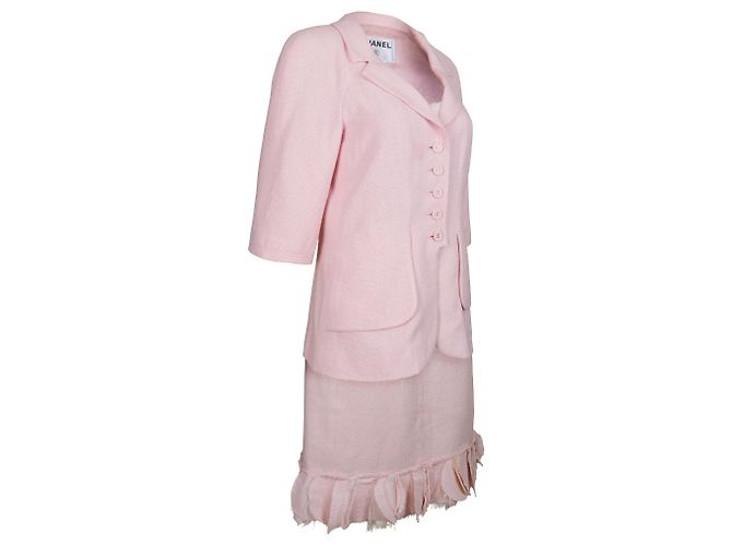 Prenda CHANEL en Tweed Rosa - 103399 - vista 2