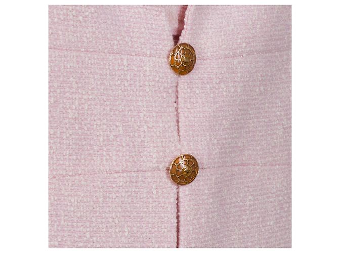 Prenda CHANEL en Tweed Rosa - 103399 - vista 5