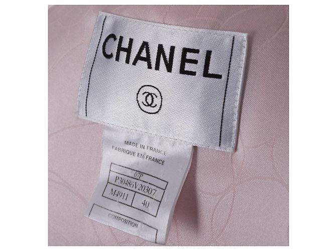 Prenda CHANEL en Tweed Rosa - 103399 - vista 8