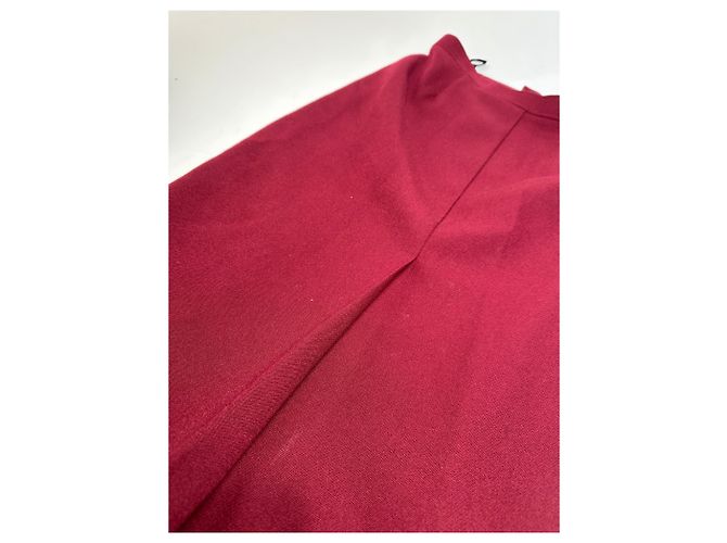 Chloé Vintage Chloe Wollrock burgunderrot FR42 Bordeaux - Ansicht 6