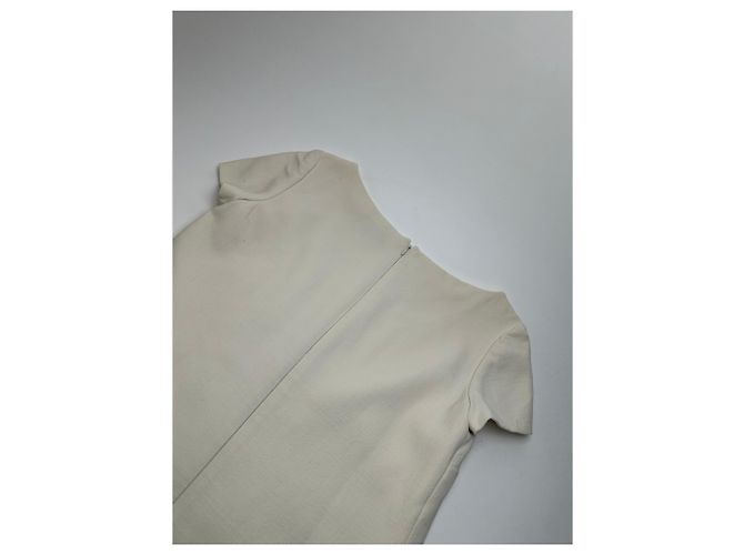 Vintage Emilio Pucci Wollkleid Weiß M - Ansicht 10
