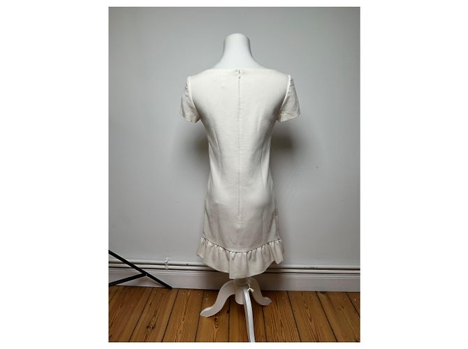 Vintage Emilio Pucci Wollkleid Weiß M - Ansicht 3