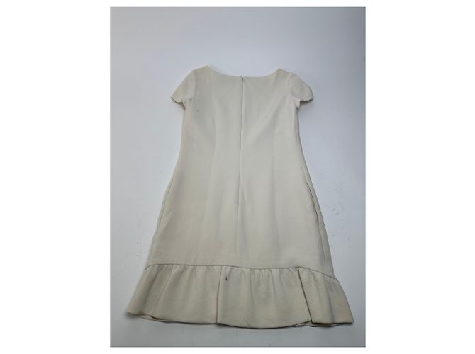 Vintage Emilio Pucci Wollkleid Weiß M - Ansicht 8