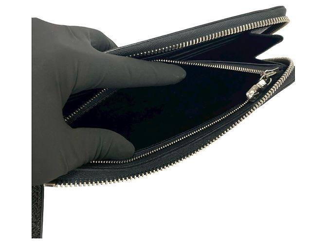 Cartera Larga Zippy Dragonne Louis Vuitton Negro - vista 10