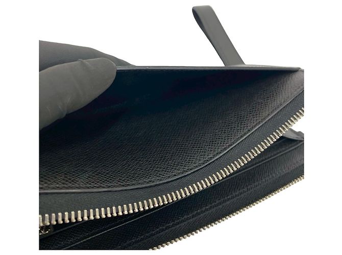 Cartera Larga Zippy Dragonne Louis Vuitton Negro - vista 8