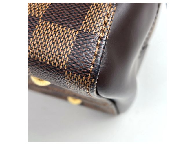 Borsa a mano Bowling Kensington Louis Vuitton Marrone Damier ebene - vista 3
