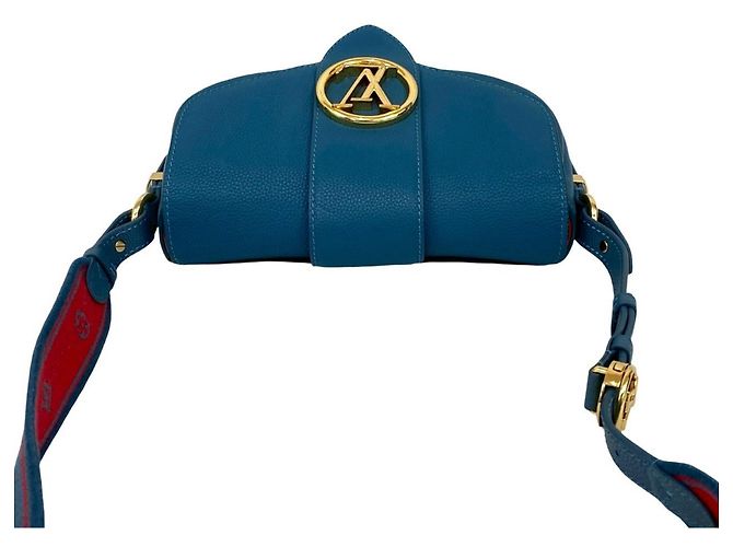 Borsa a spalla mini in pelle morbida LV Pont Neuf MM di Louis Vuitton Blu - vista 4