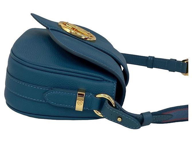 Borsa a spalla mini in pelle morbida LV Pont Neuf MM di Louis Vuitton Blu - vista 6