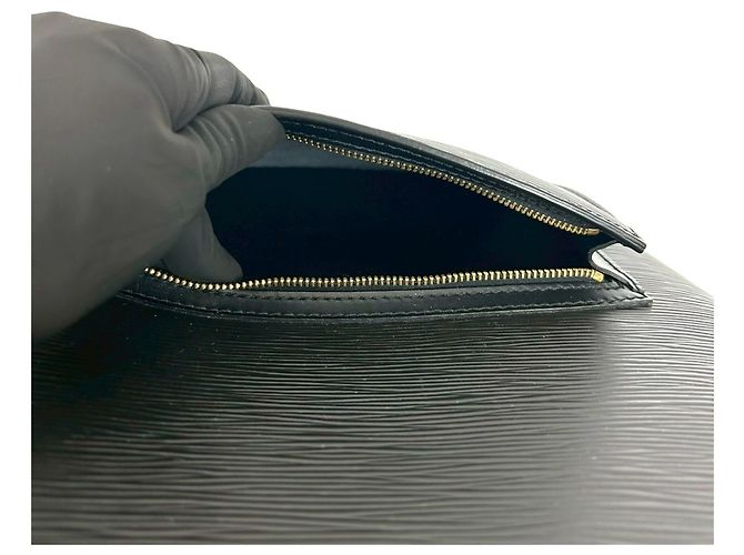 Zaino in pelle Epi Gobelin vintage Louis Vuitton Nero - vista 10