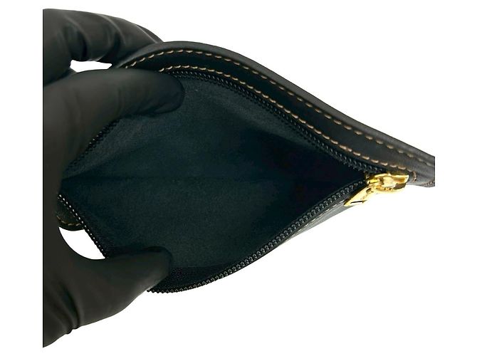 Zaino in pelle con hardware logo vintage LOEWE Nero - vista 10