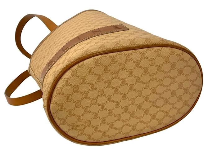 Céline Borsa tote Celine Vintage Macadam Blazon Triomphe Pattern Marrone - vista 7